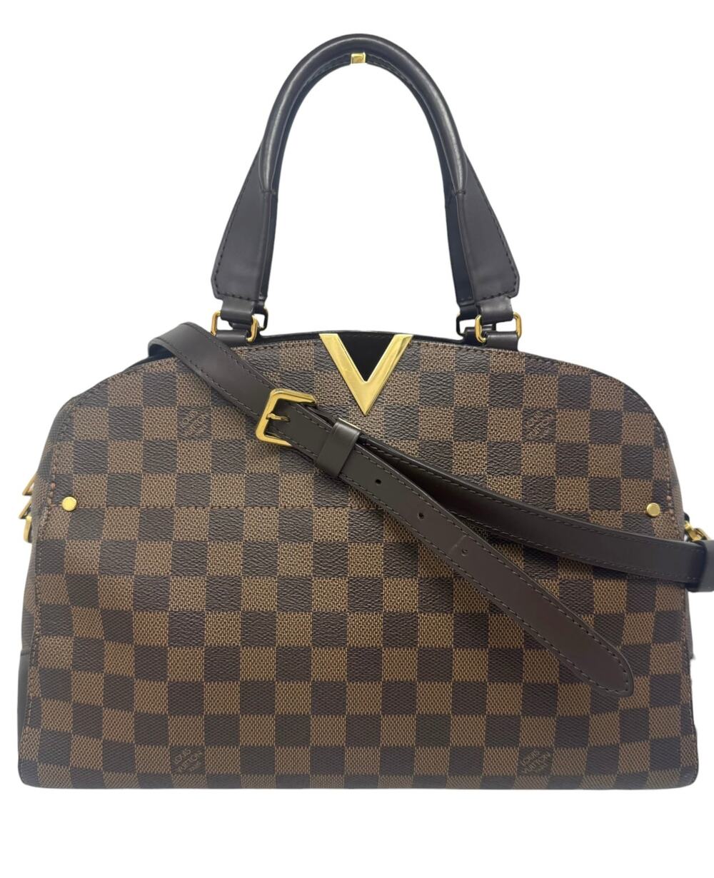 ✨🛍️ Louis Vuitton Damier Ebene Kensington Bowling Bag